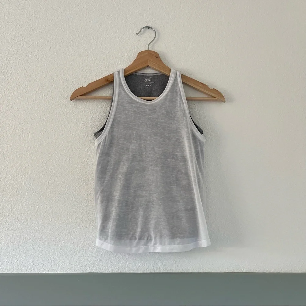 ATHLETA GIRL TIE BREAKER TANK in camo size M 8-10